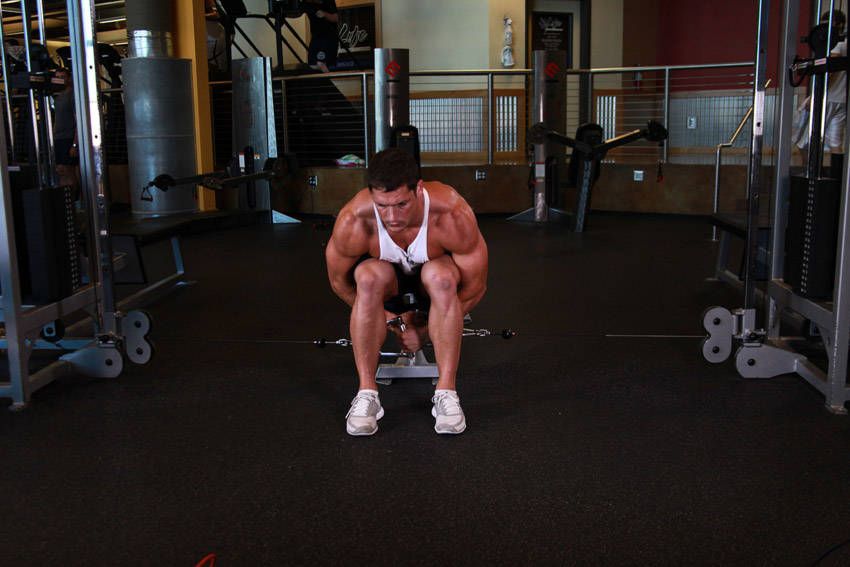 Cable Lateral Raise exercise demonstration, targeting the shoulders