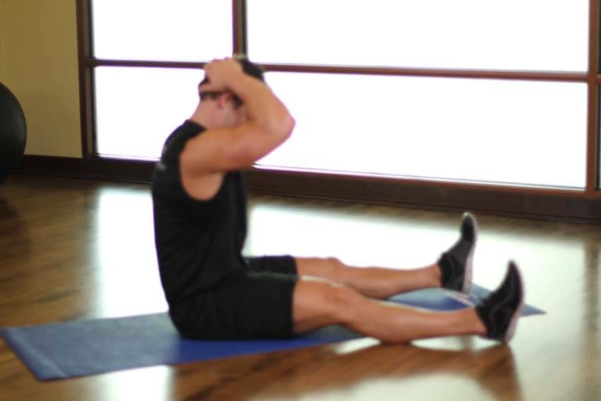 Chin-to-Chest Neck Stretch exercise demonstration — targets the neck
