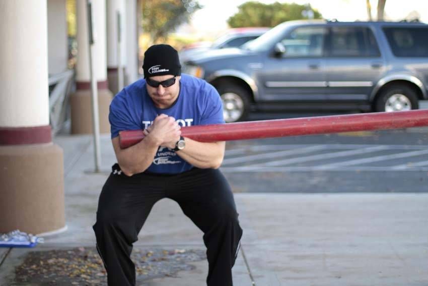 Conan's Wheel exercise demonstration — targets the quads