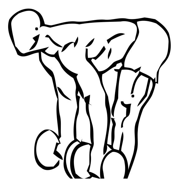 Dumbbell Romanian Deadlift exercise demonstration, targeting the hamstrings