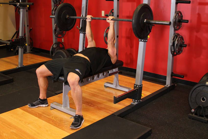 JM Press exercise demonstration, targeting the triceps