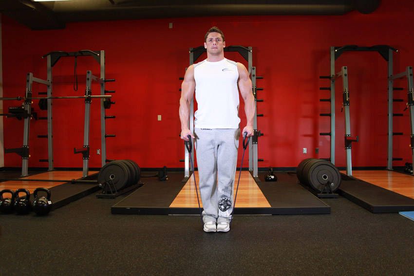 Lateral Raise exercise demonstration — targets the shoulders