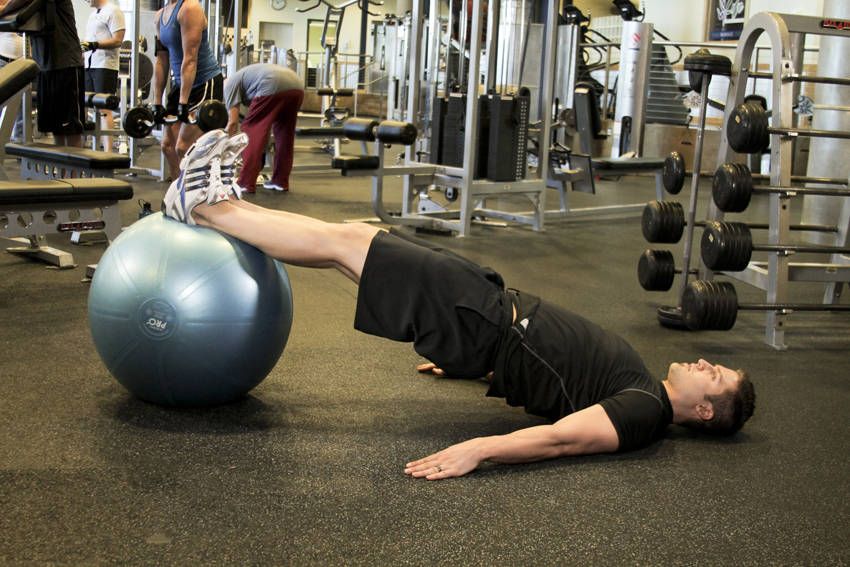 Leg Curl exercise demonstration — targets the hamstrings