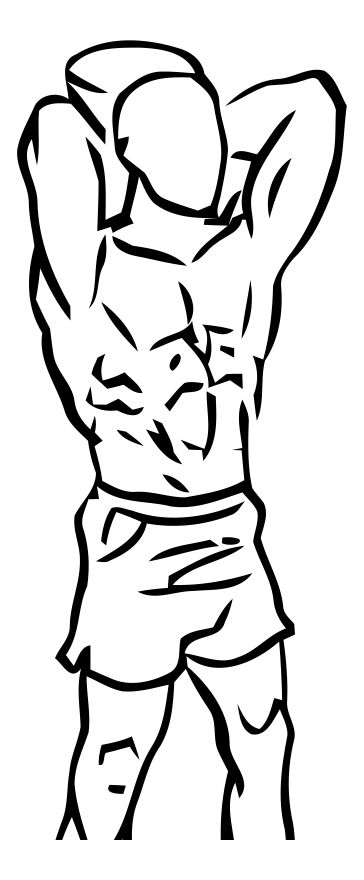 Overhead Tricep Extension exercise demonstration, targeting the triceps