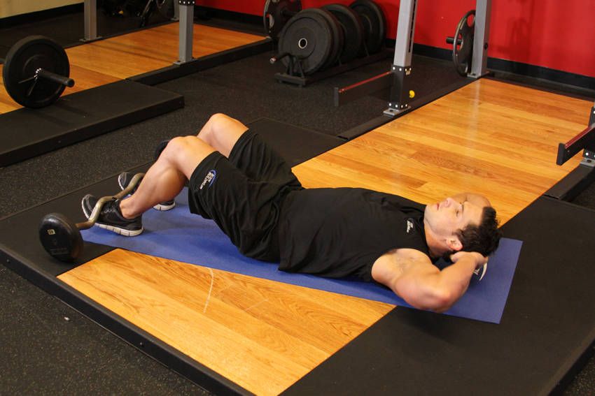 Sit-Up exercise demonstration, targeting the abs
