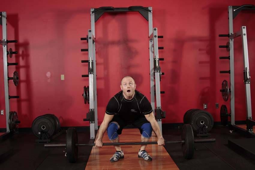 Split Clean exercise demonstration — targets the quads
